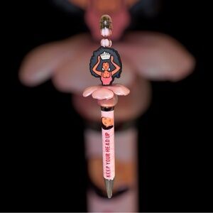 “Keep Your Head Up” Decorative Pen with Inspirational Design